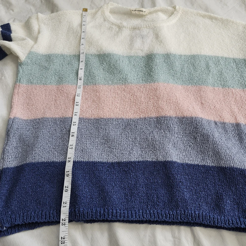 Eesome Pastel Striped Women's Sweater